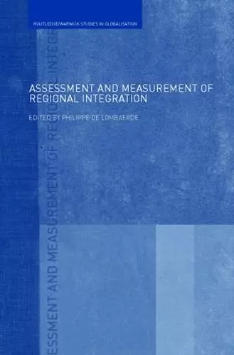 Assessment and Measurement of Regional Integration cover