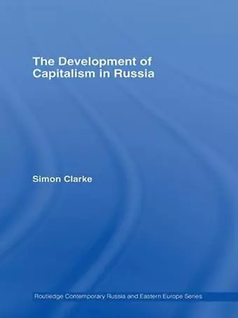 The Development of Capitalism in Russia cover