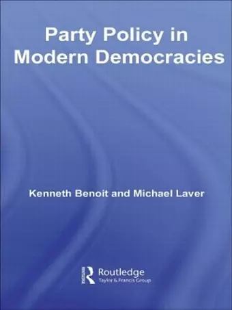 Party Policy in Modern Democracies cover