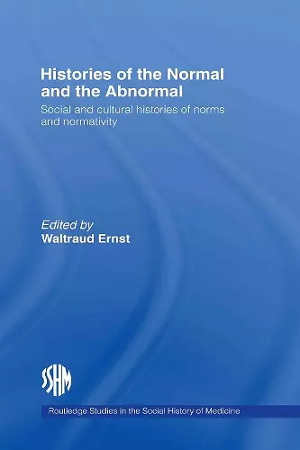 Histories of the Normal and the Abnormal cover