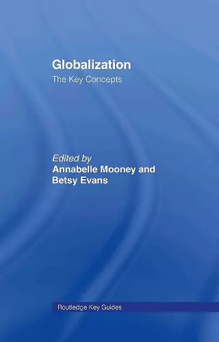 Globalization: The Key Concepts cover