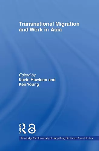 Transnational Migration and Work in Asia cover