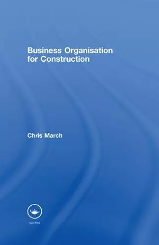 Business Organisation for Construction cover