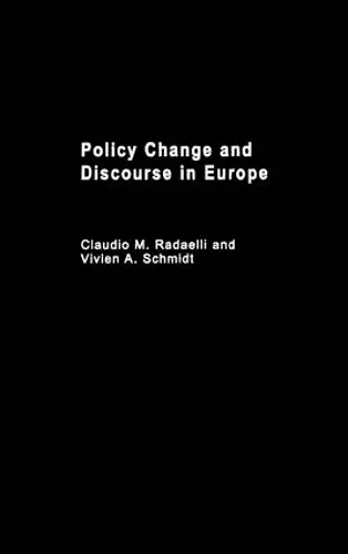 Policy Change & Discourse in Europe cover