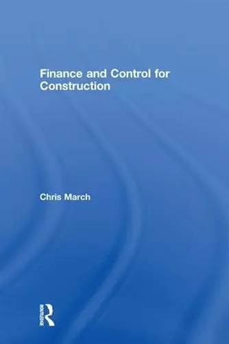 Finance and Control for Construction cover