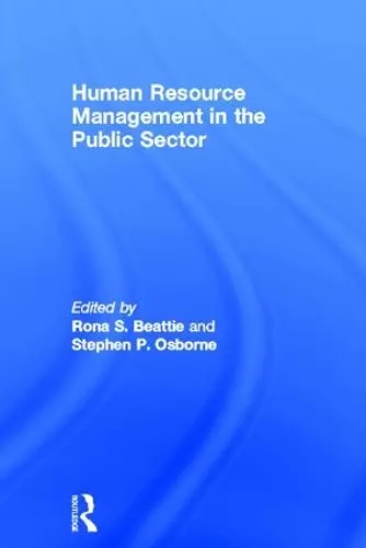 Human Resource Management in the Public Sector cover