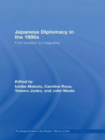 Japanese Diplomacy in the 1950s cover