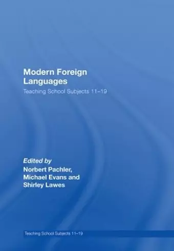 Modern Foreign Languages cover