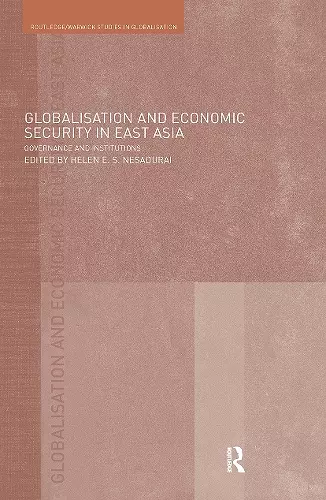 Globalisation and Economic Security in East Asia cover