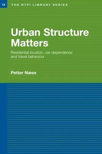 Urban Structure Matters cover