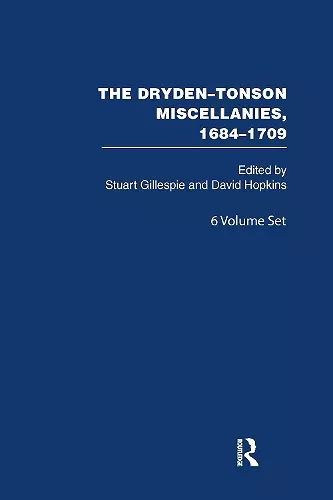 The Dryden-Tonson Miscellanies 6 vols cover