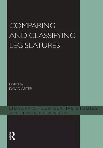 Comparing and Classifying Legislatures cover