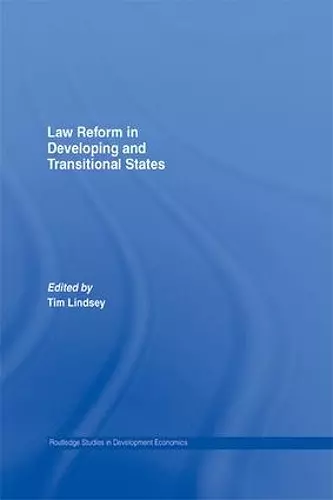 Law Reform in Developing and Transitional States cover