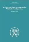 An Introduction to Quantitative Methods for Historians cover