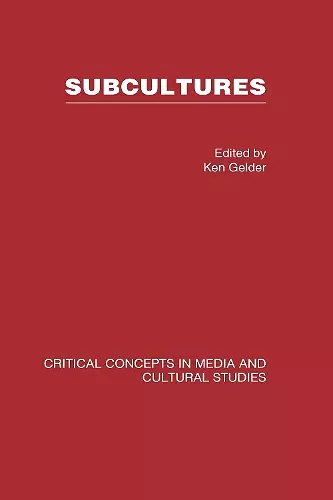 Subcultures cover