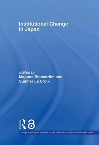 Institutional Change in Japan cover