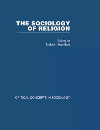 Sociology of Religion V2 cover