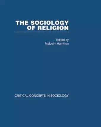 Sociology of Religion V3 cover