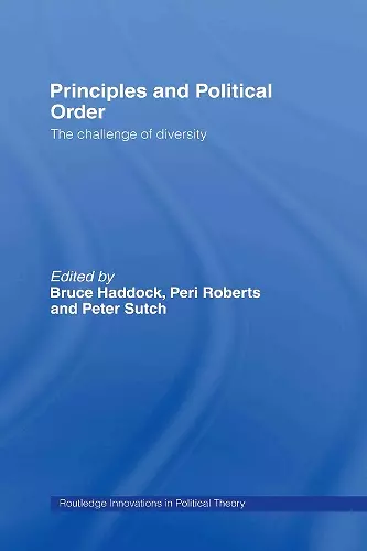 Principles and Political Order cover