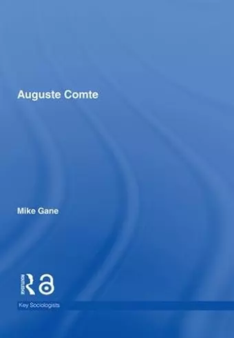 Auguste Comte cover