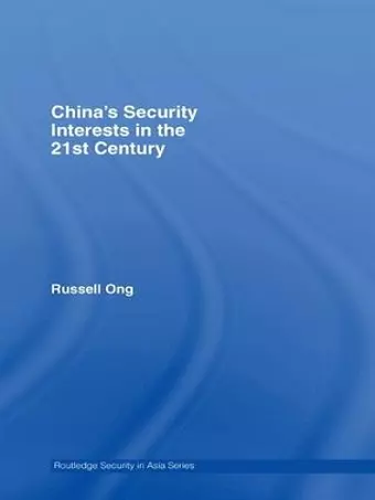 China's Security Interests in the 21st Century cover