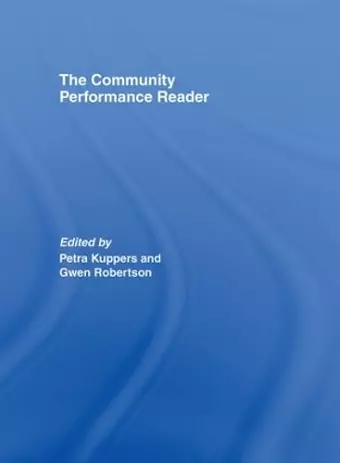 The Community Performance Reader cover
