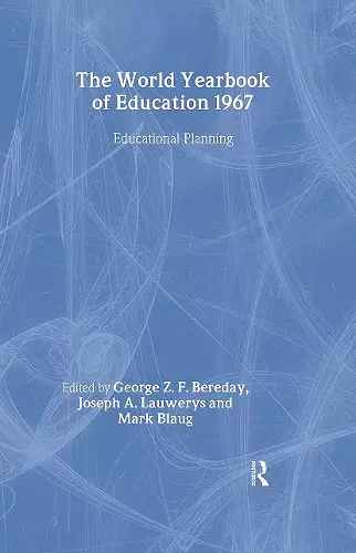 World Yearbook of Education 1967 cover