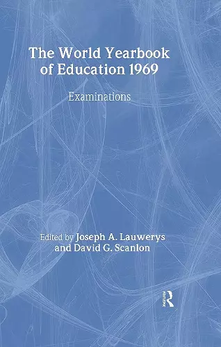 World Yearbook of Education 1969 cover