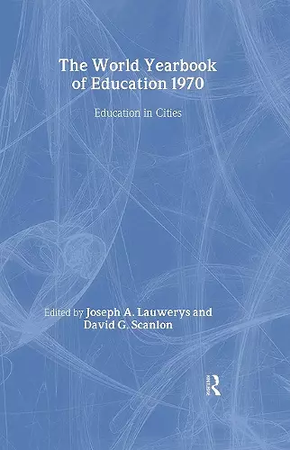 World Yearbook of Education 1970 cover