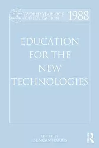 World Yearbook of Education 1988 cover