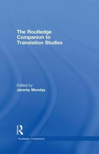 The Routledge Companion to Translation Studies cover