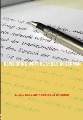 Developing Writing Skills in German cover