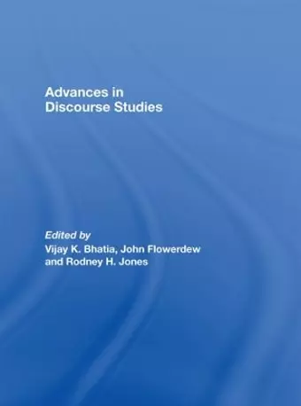 Advances in Discourse Studies cover