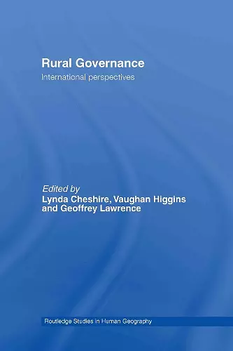 Rural Governance cover