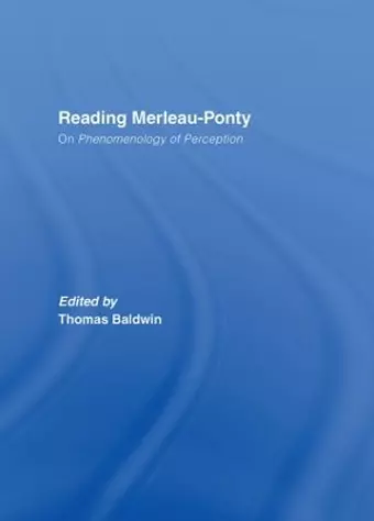 Reading Merleau-Ponty cover