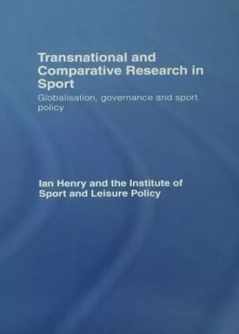 Transnational and Comparative Research in Sport cover