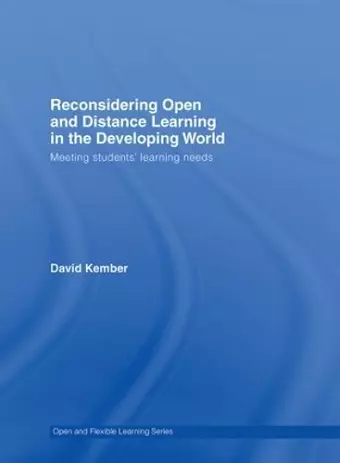 Reconsidering Open and Distance Learning in the Developing World cover