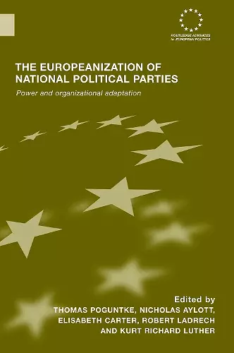 The Europeanization of National Political Parties cover