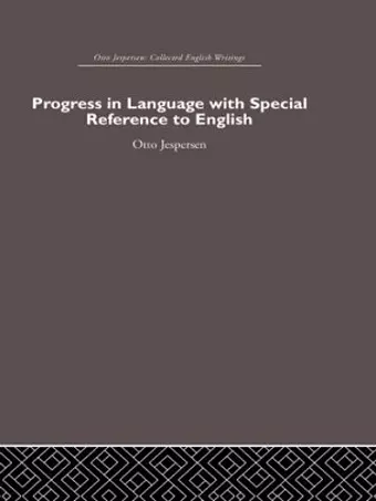 Progress in Language, with special reference to English cover