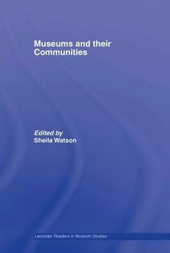 Museums and their Communities cover