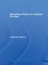 Monetary Policy in Central Europe cover