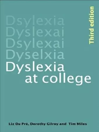 Dyslexia at College cover