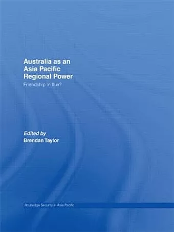 Australia as an Asia-Pacific Regional Power cover