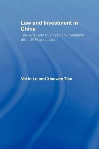 Law and Investment in China cover