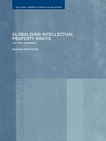 Globalising Intellectual Property Rights cover