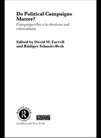 Do Political Campaigns Matter? cover