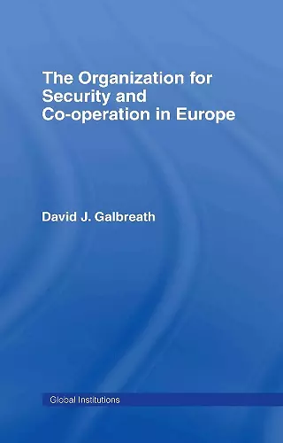 The Organization for Security and Co-operation in Europe (OSCE) cover