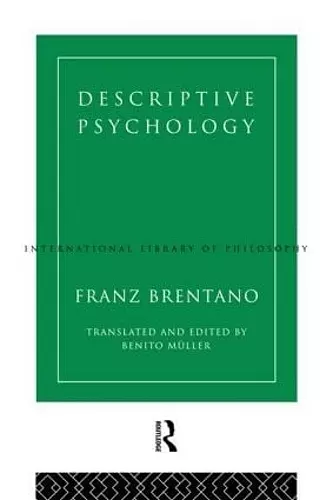 Descriptive Psychology cover