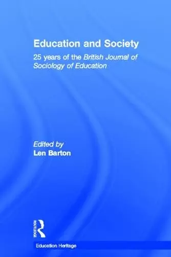 Education and Society cover