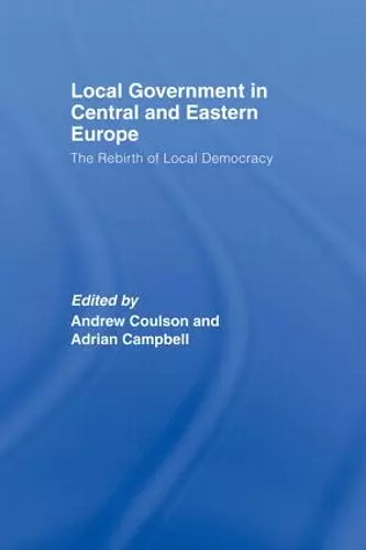 Local Government in Central and Eastern Europe cover